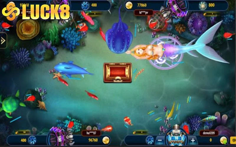 Thiết kế giao diện game bắn cá trực tuyến siêu ấn tượng, độ chân thực cao